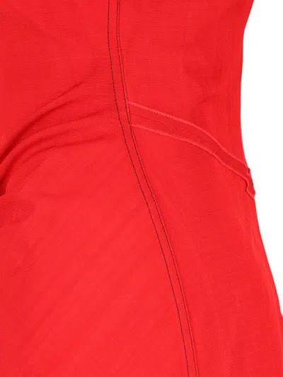 Shop Victoria Beckham Dresses In Red