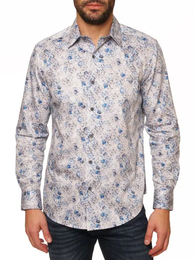 Shop Robert Graham Wallbanger 2 Long Sleeve Button Down Shirt In Blue
