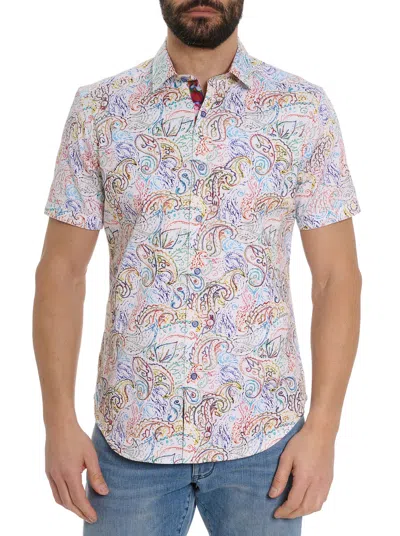 Robert Graham Mullins 2 Short Sleeve Button Down Shirt In Multi
