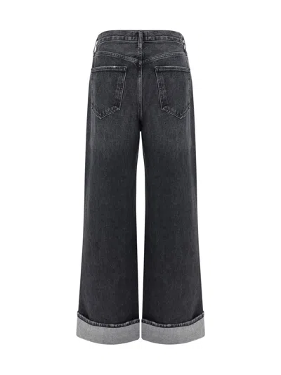 Shop Agolde Jeans In Ditch (marble Black)
