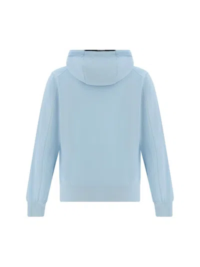 Shop C.p. Company Sweatshirts In Starlight Blue