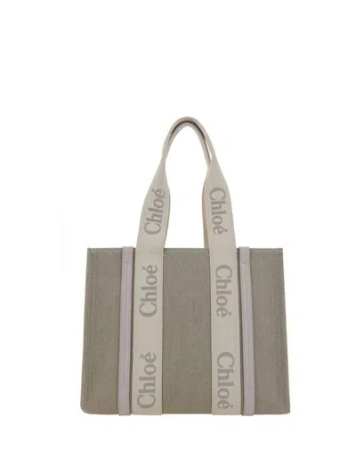 Shop Chloé Handbags In Wild Grey