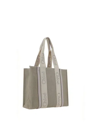 Shop Chloé Handbags In Wild Grey