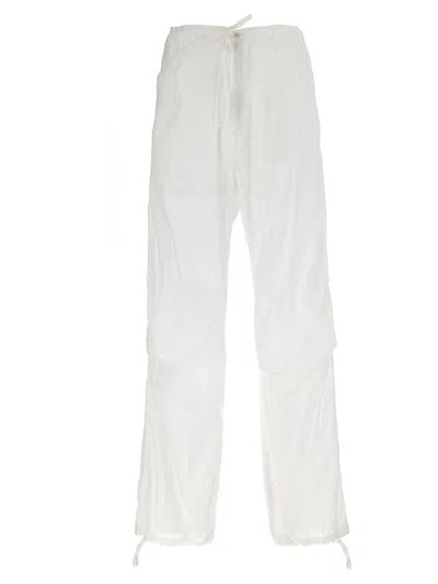 Shop Darkpark 'daisy' Pants In White