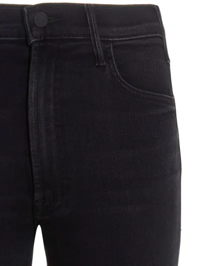 Shop Mother 'the Hustler Ankle Fray' Jeans In Black