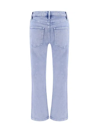 Shop Tory Burch Jeans In Ice Blue