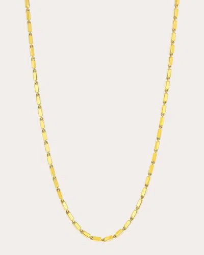 Shop Suzanne Kalan Women's Medium Block Chain Baguette Necklace In Gold