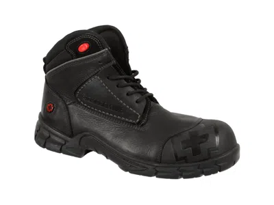 SWISSBRAND MEN'S GLADIATOR WORK BOOTS IN BLACK 