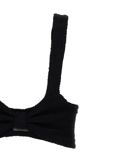 Shop Hunza G 'bonnie' Bikini Set In Black