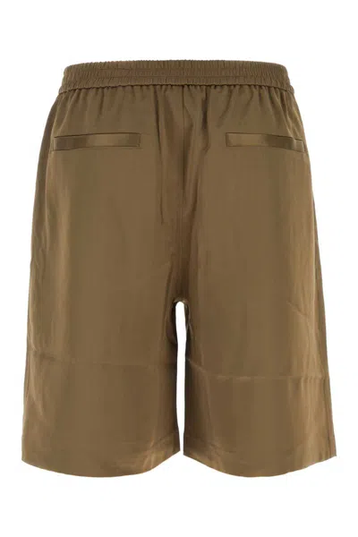 Shop Nanushka Shorts In Brown