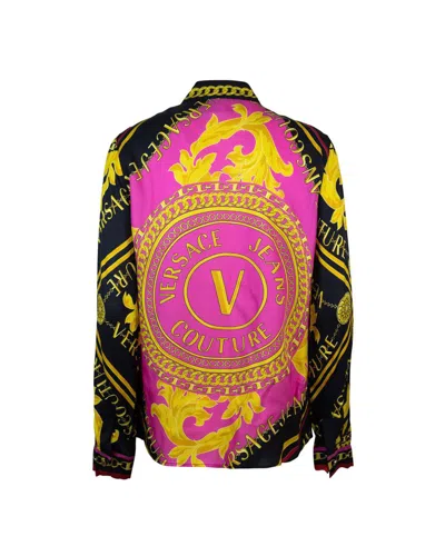 Shop Versace Jeans Couture Shirt In Fuchsia