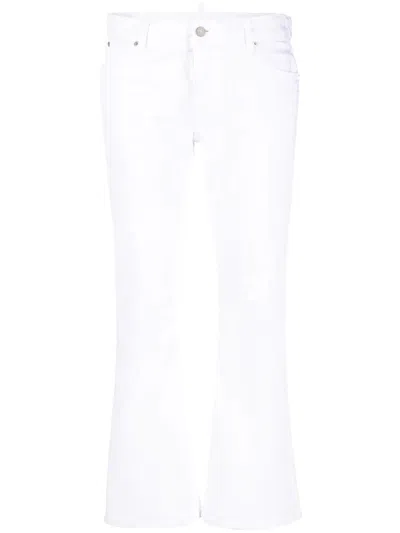 Shop Dsquared2 Bootcut Cropped Trousers