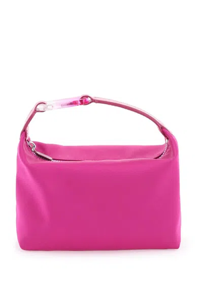 Shop Eéra Satin Mini Moon Bag In Rosa