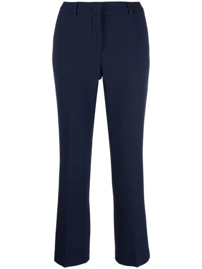 L&#039;autre Chose Cropped Tailored Trousers In Blue