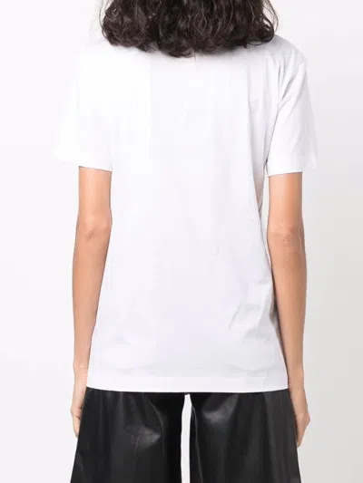 Patou Logo-print Organic-cotton T-shirt In Pink