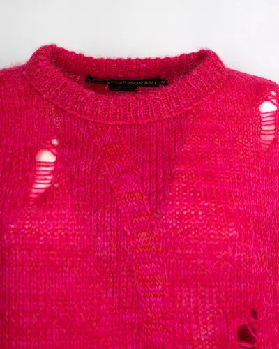 Shop Andersson Bell Sweatshirt In Fuchsia