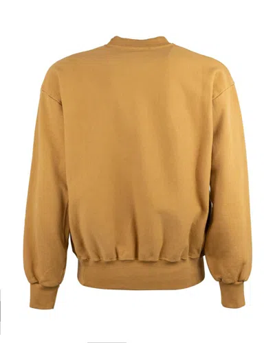 Shop Aries Sweatshirt In Camel