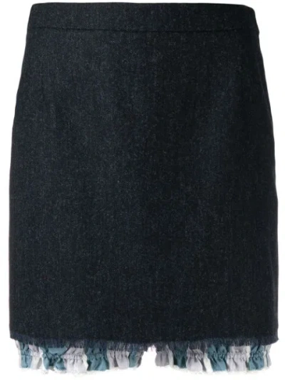 Shop Thom Browne Layered Mini Skirt