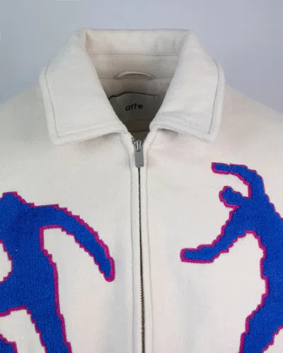 Shop Arte Jacket In Cream