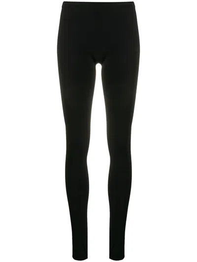Valentino Logo-embroidered High-rise Leggings