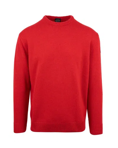 Shop Paul & Shark Crewneck Sweater In Red