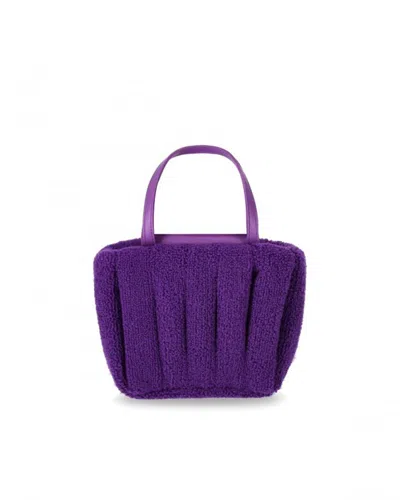 Shop Themoirè Handbag In Viola