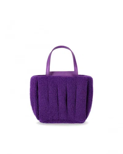 Shop Themoirè Handbag In Viola