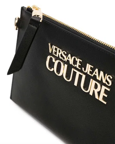 Shop Versace Jeans Couture Handbag In Black