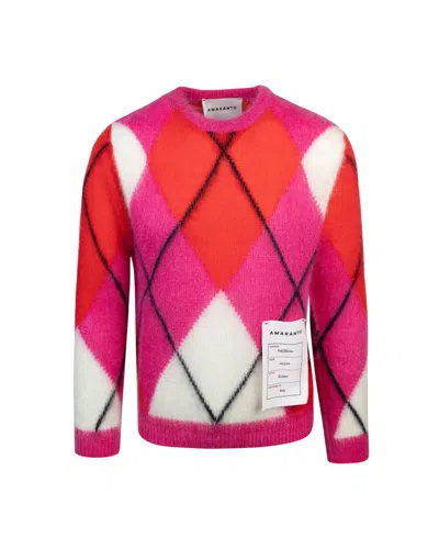 Shop Amaranto Amaránto Sweater In Raspberry