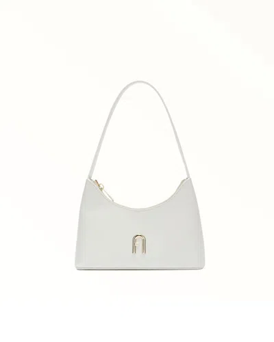 Shop Furla Shoulder Bag In Off White