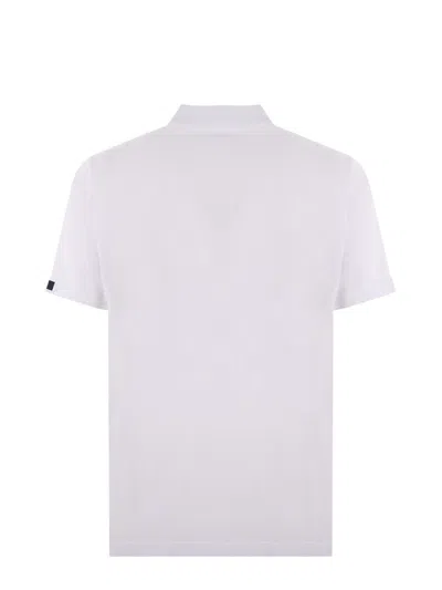 Shop Fay Polo Shirt In White