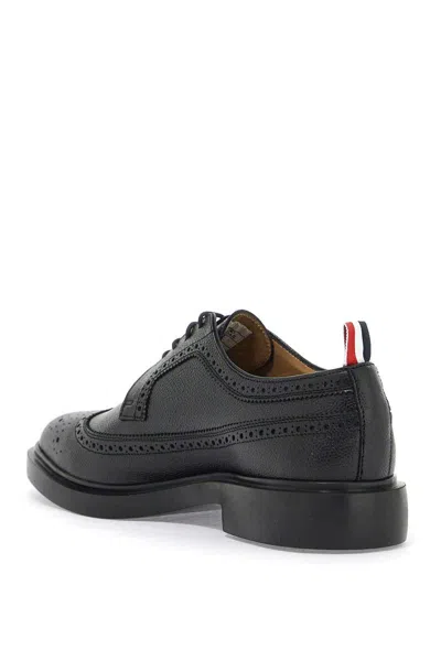 Shop Thom Browne Laced Longwing Bro In Nero