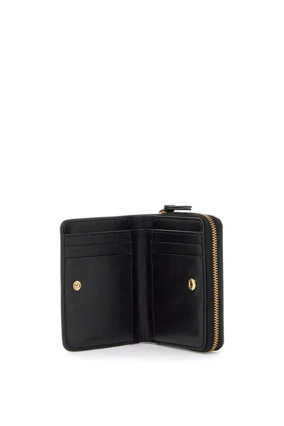Shop Marc Jacobs The Leather Mini Compact Wallet In Nero