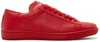 SAINT LAURENT Red SL/01 Low-Top Sneakers