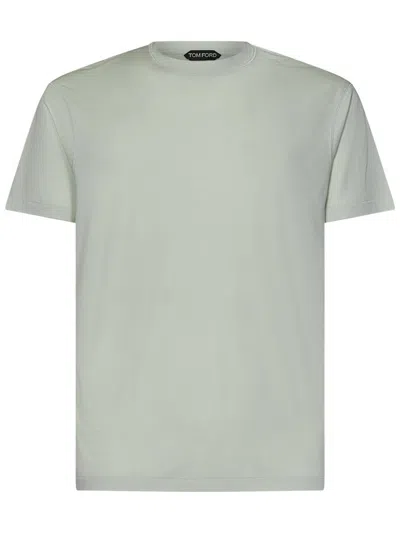 Shop Tom Ford T-shirt In Green