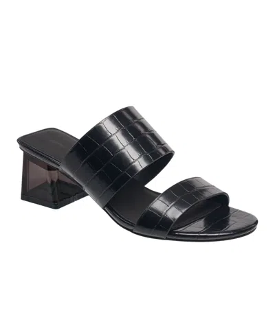 Shop French Connection Women's Double Band Sandal In Black