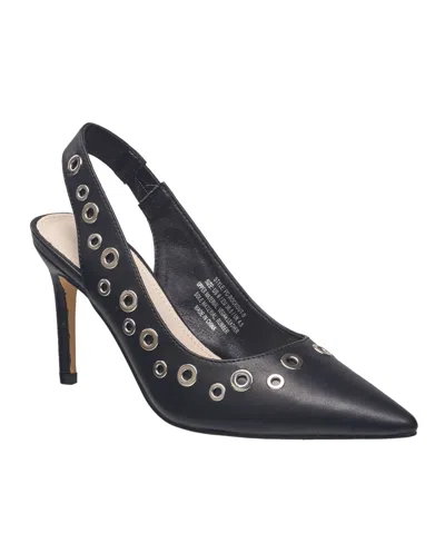 Shop French Connection Women's Grommet Slingback In Black