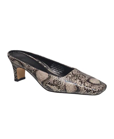 Shop French Connection Women's Aimee Closed Toe Heeled Mule In Multi
