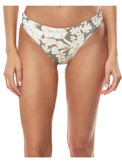 O'neill Embry Womens Cheeky Coverage High Leg Bikini Swim Bottom In Multi