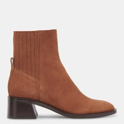 Shop Dolce Vita Linny H2o Boots Brown Suede