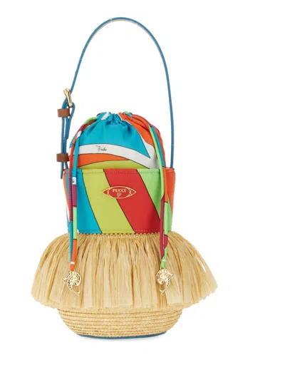 Shop Pucci "nella" Bag In Multicolour