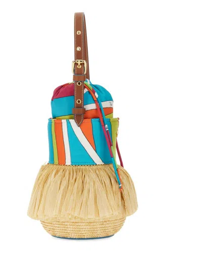 Shop Pucci "nella" Bag In Multicolour