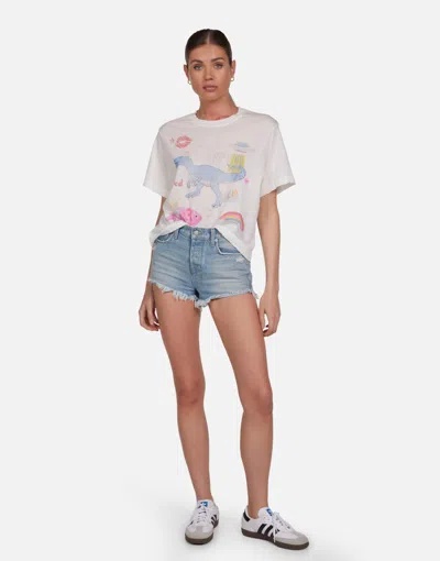 Lauren Moshi Rue Dino Elements In Milk