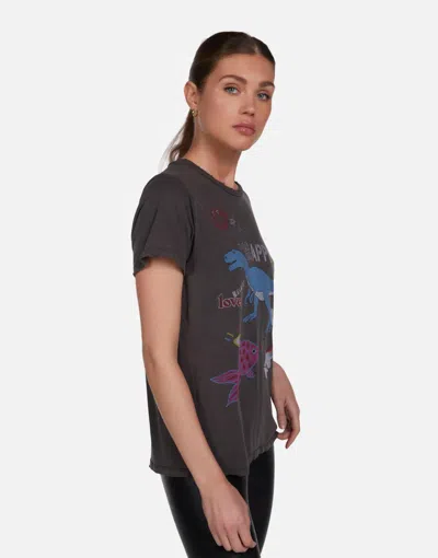 Lauren Moshi Wolf Dino Elements In Vintage Black
