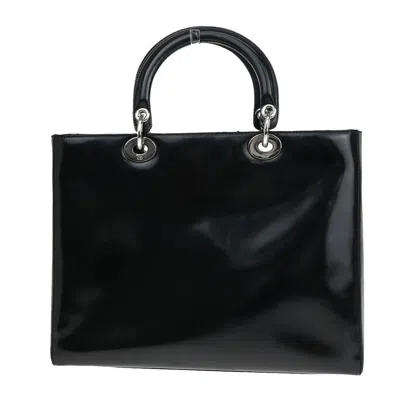 Shop Dior Lady  Black Leather Tote Bag ()