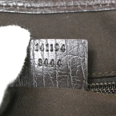 Shop Gucci Gg Canvas Beige Canvas Shoulder Bag () In Grey
