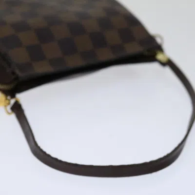 Pre-owned Louis Vuitton Cosmetic Pouch Brown Canvas Clutch Bag ()
