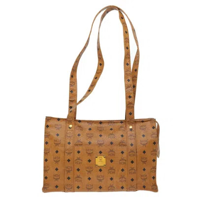 Shop Mcm - Brown Leather Shoulder Bag ()