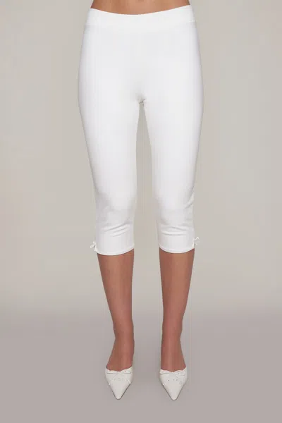 Shop Danielle Guizio Ny Caria Capri In White