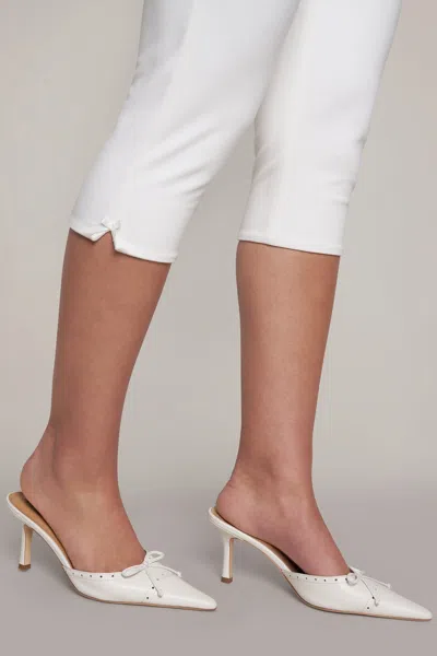 Shop Danielle Guizio Ny Caria Capri In White